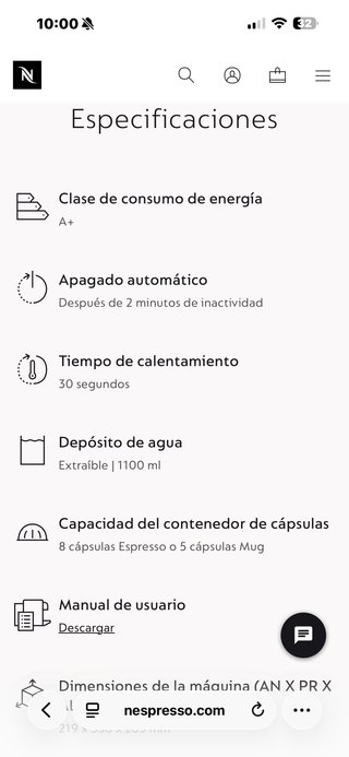 Cafetera Nespresso Vertuo Krups