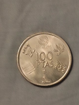 Moneda 100 Pesetas Mundial 82 España