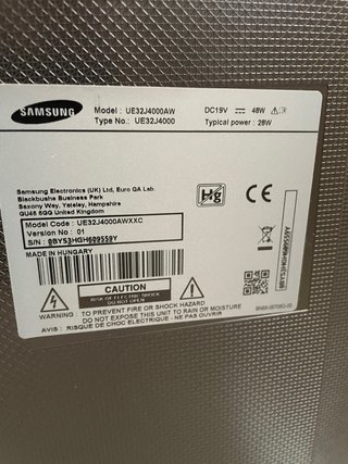 TV Samsung 32 pulgadas