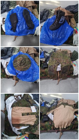 Ropa militar camuflaje verde