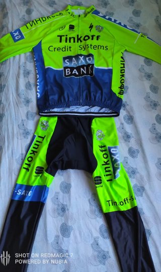 Equipación Ciclismo Tinkoff-Saxo Talla L