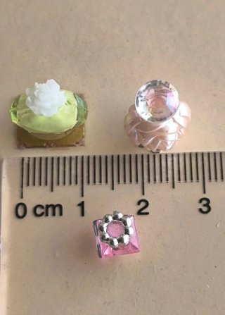 3 Perfumeros Miniatura Casa Muñecas