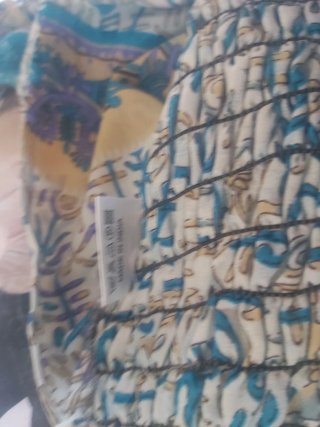 Falda larga estampada