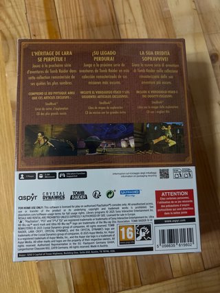 Tomb Raider IV, V, VI Deluxe PS5 Nuevo