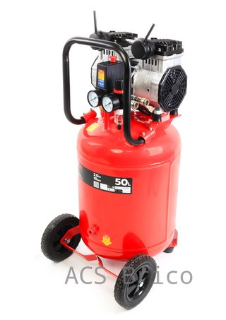 Compresor de Aire Silencioso Vertical 50L - 2 Hp - 09341 - Mader
