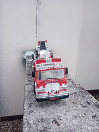 Camión Bomberos Escalera Exposicion