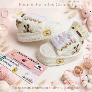 Zapatitos Crochet Personalizados para Bebé