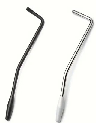 Palanca Tremolo Guitarra Cromada/Blanca