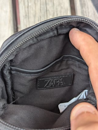 Bandolera Zara Negra