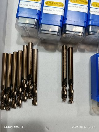 Lote Brocas IZAR HSS 5%Co DIN 1897N 6mm