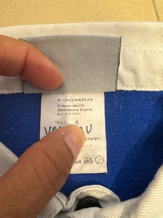 Polo WINNER COLLEGE azul talla 8