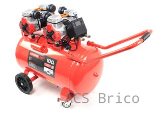 Compresor de Aire Silencioso con LCD 100L - 4 Hp - 09350 - Mader