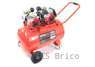 Compresor de Aire Silencioso con LCD 100L - 4 Hp - 09350 - Mader