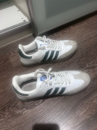 Adidas Samba Blancas y Verdes