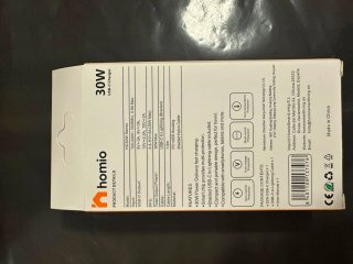 Cargador Homio 30W USB-C iPhone