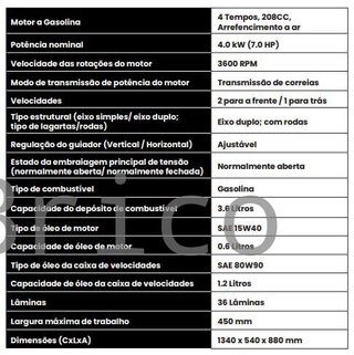 Segadora de Martillos - 208cc - 7Hp - BMFC01