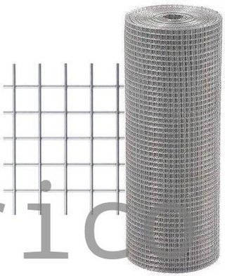 Malla Electrosoldada Galvanizada - 102x51 mm - 2,7 mm - 1x25 m