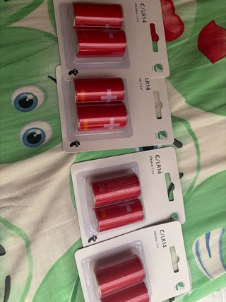 Pile C/LR14 Alkaline 1.5V (4 pezzi) (5 euro l’uno)