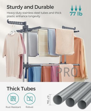 Tendedero plegable de 4 niveles