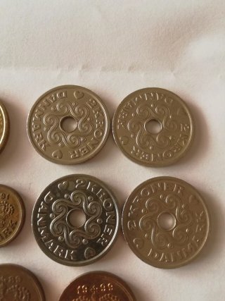 9 Monedas, Corona Dinamarca (1992-2004)
