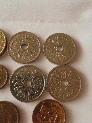 9 Monedas, Corona Dinamarca (1992-2004)