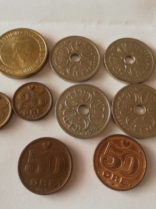 9 Monedas, Corona Dinamarca (1992-2004)