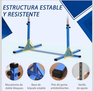 Barra de gimnasia para niños