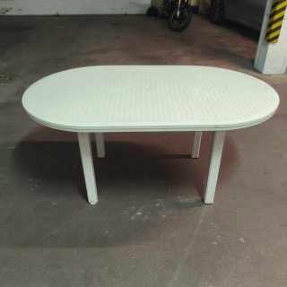 Mesa de jardín/terraza ovalada 158x95