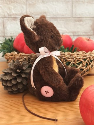 Peluche ratón hecho a mano