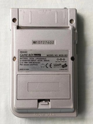 Nintendo Game Boy Pocket Plata
