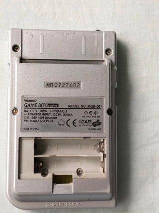 Nintendo Game Boy Pocket Plata