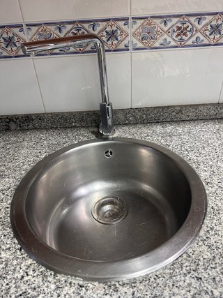Muebles de cocina y encimera de mármol