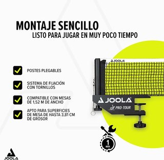 Red Joola Pro Tour Ping Pong ITTF