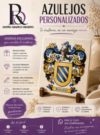 Azulejos personalizados con tu historia
