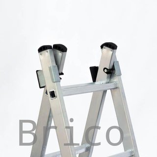 Escalera Aluminio 2X7 - 2+2 M - 52x25mm