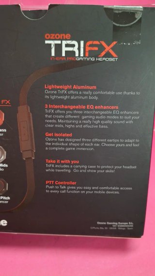 Auriculares Ozone TRIFX In-Ear Gaming