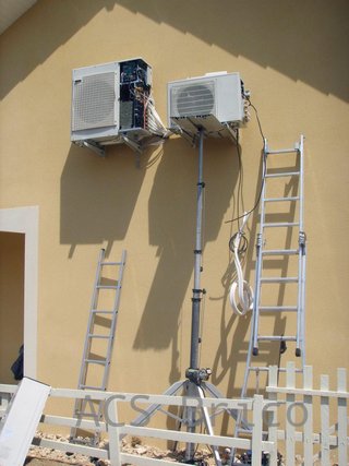 Elevador Telescópico Eléctrico 3300 mm 130 kg Aire Acondicionado CM340