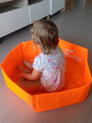 Piscina infantil Nabaiji naranja
