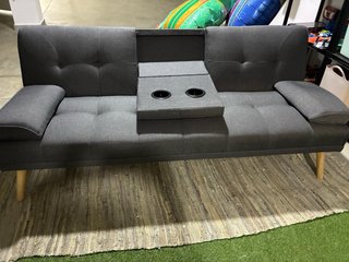 Sofá Cama Homcom Gris Tela