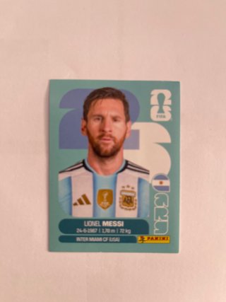 Cromo Mundial 2026 Messi Inter Miami