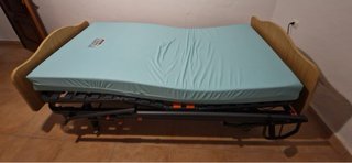 Cama articulada madera y metal
