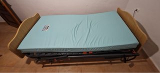 Cama articulada madera y metal