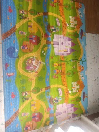 Alfombra de juegos Dwinguler acolchada