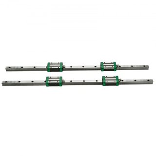3PCS Riel Lineal 2-167.6 cm(0.78-66 Pulgadas), Cojinetes e Rieli Lineari con 4PCS Blocco di Cuscinetto HSR20, Slitte di Scorrimento a Movimento Lineare per Router CNC, Tornio, Fresatrici, Kit...