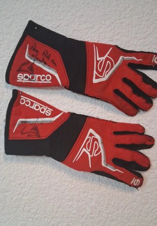Guantes Carlos Sainz DAKAR Firmados