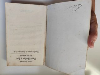 Libro Prohibido a los nerviosos