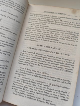 Libro Prohibido a los nerviosos
