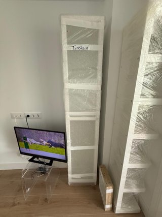 Vitrina Ikea Oxberg + Librería Billy