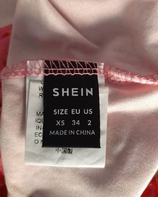 Top Shein Talla XS Estampado