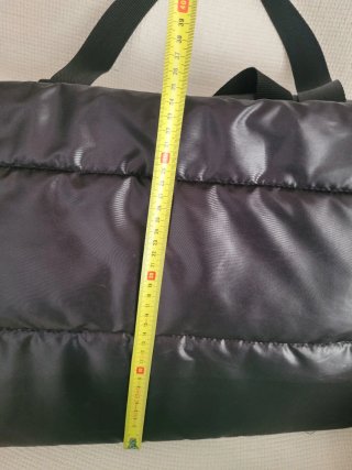 Bolso Acolchado A.M.C Negro